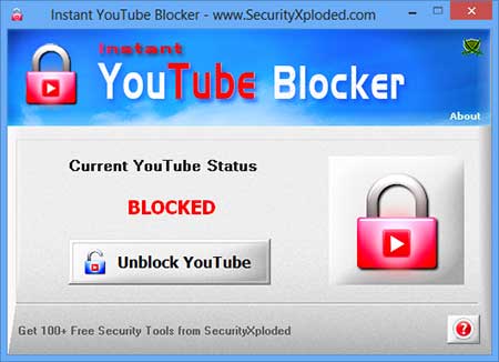 InstantYouTubeBlocker Screenshot